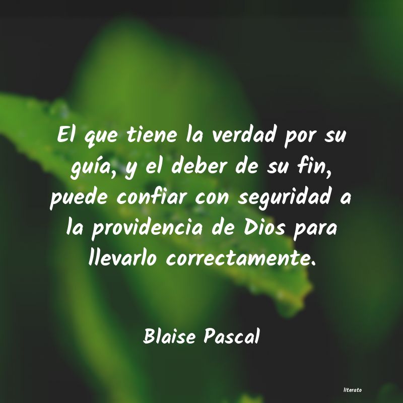 Frases de Blaise Pascal