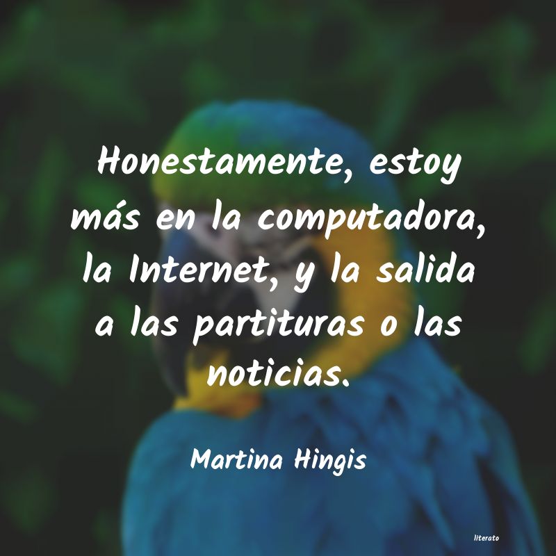 Frases de Martina Hingis