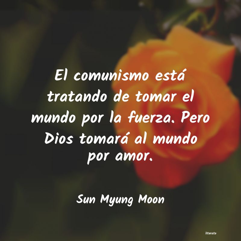 frases de Sun Myung Moon