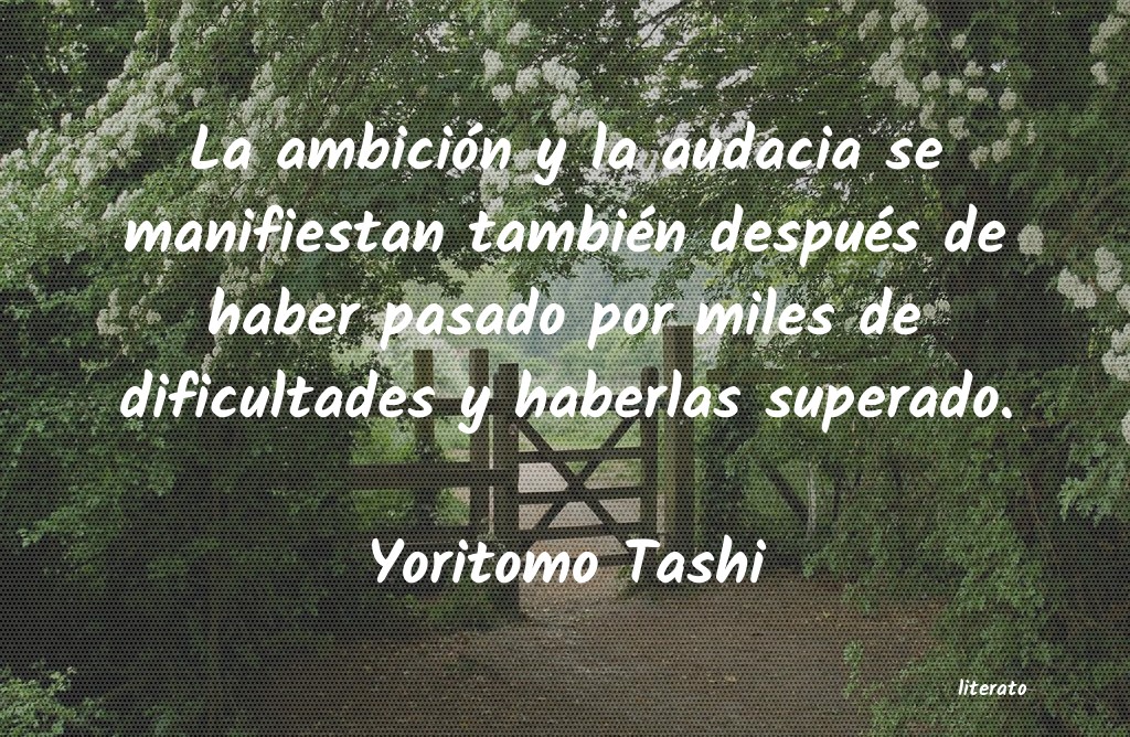 Frases de Yoritomo Tashi
