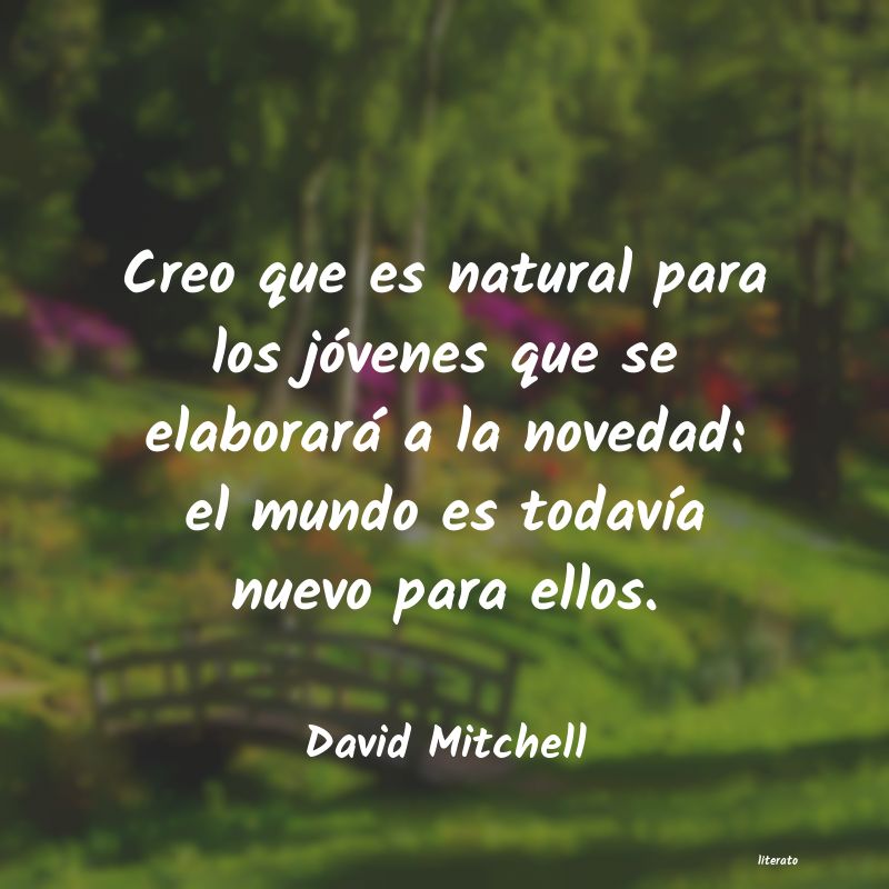 Frases de David Mitchell