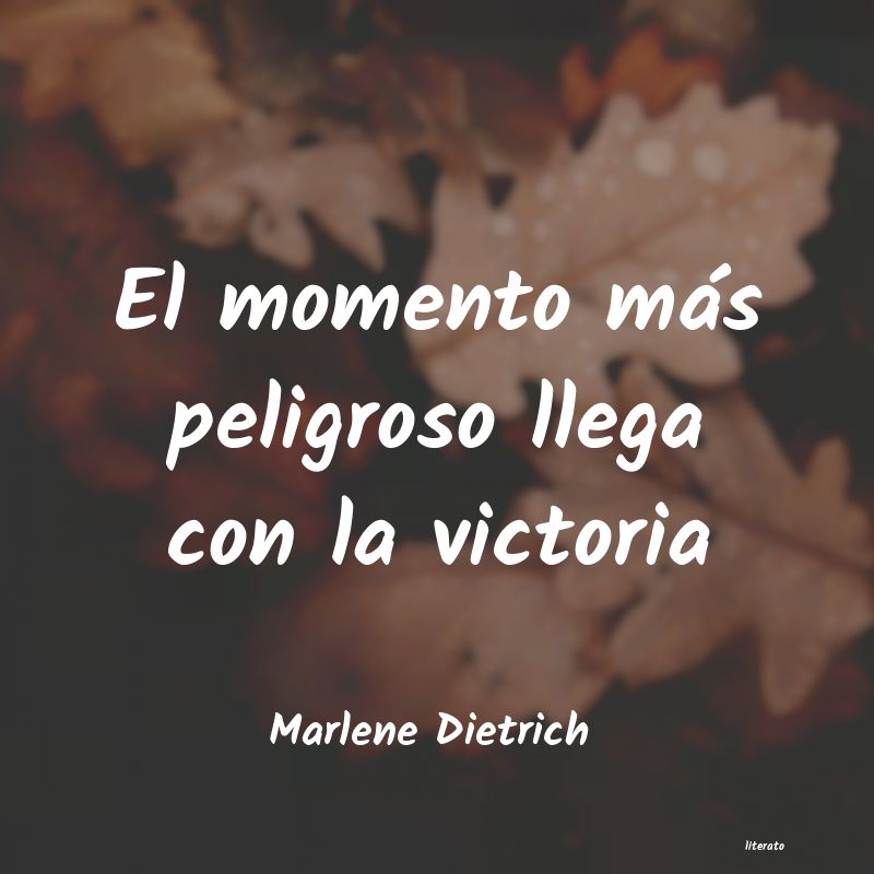 Frases de Marlene Dietrich