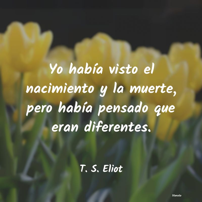 frases de T. S. Eliot