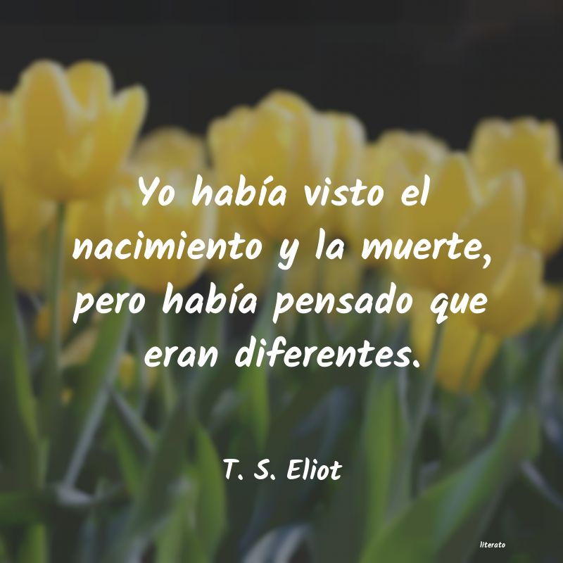 Frases de T. S. Eliot