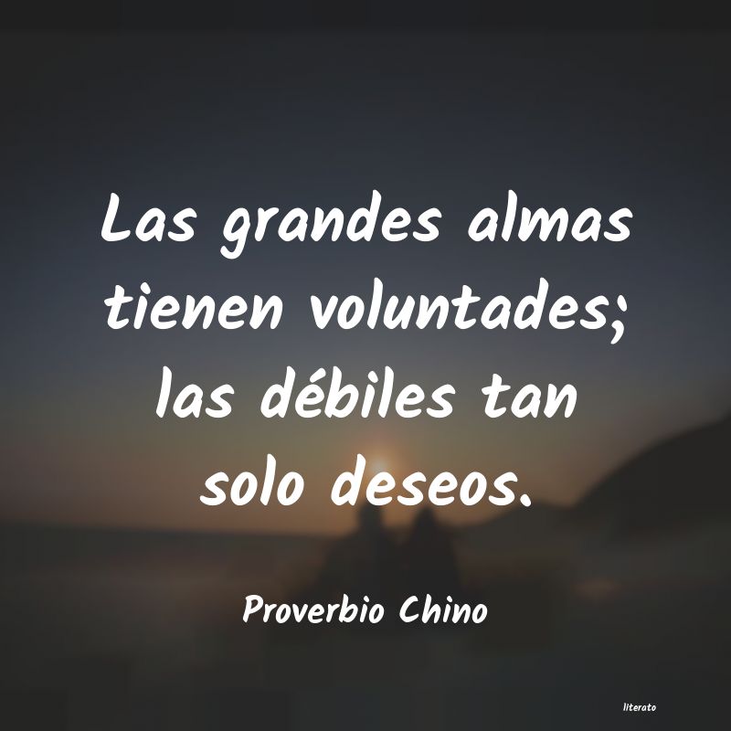 frases de Proverbio Chino