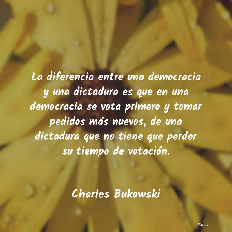 frases de Charles Bukowski