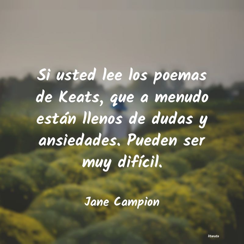 frases de Jane Campion