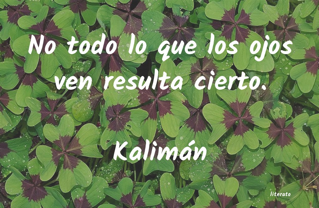 Frases de Kalimán