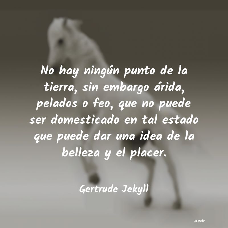 frases de Gertrude Jekyll
