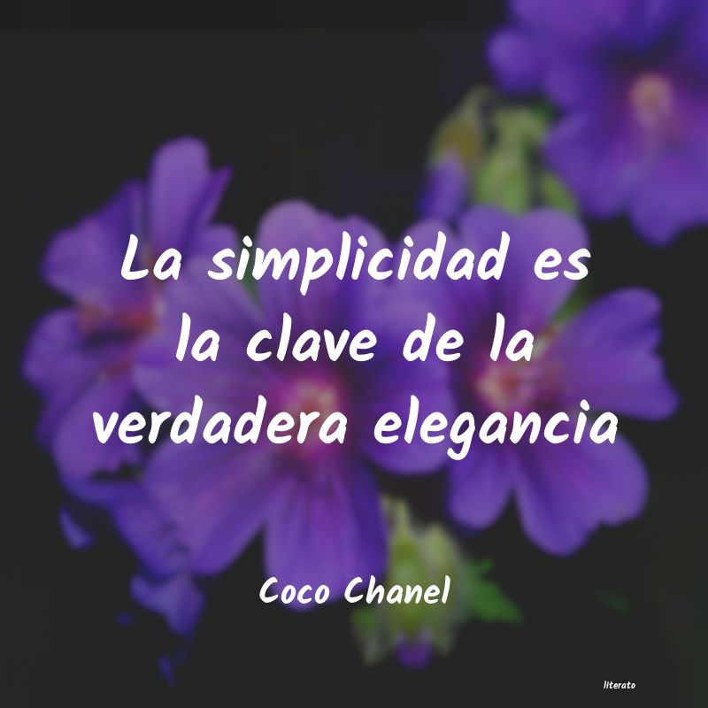 Frases de Coco Chanel