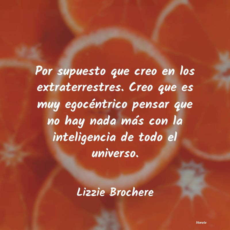 Frases de Lizzie Brochere