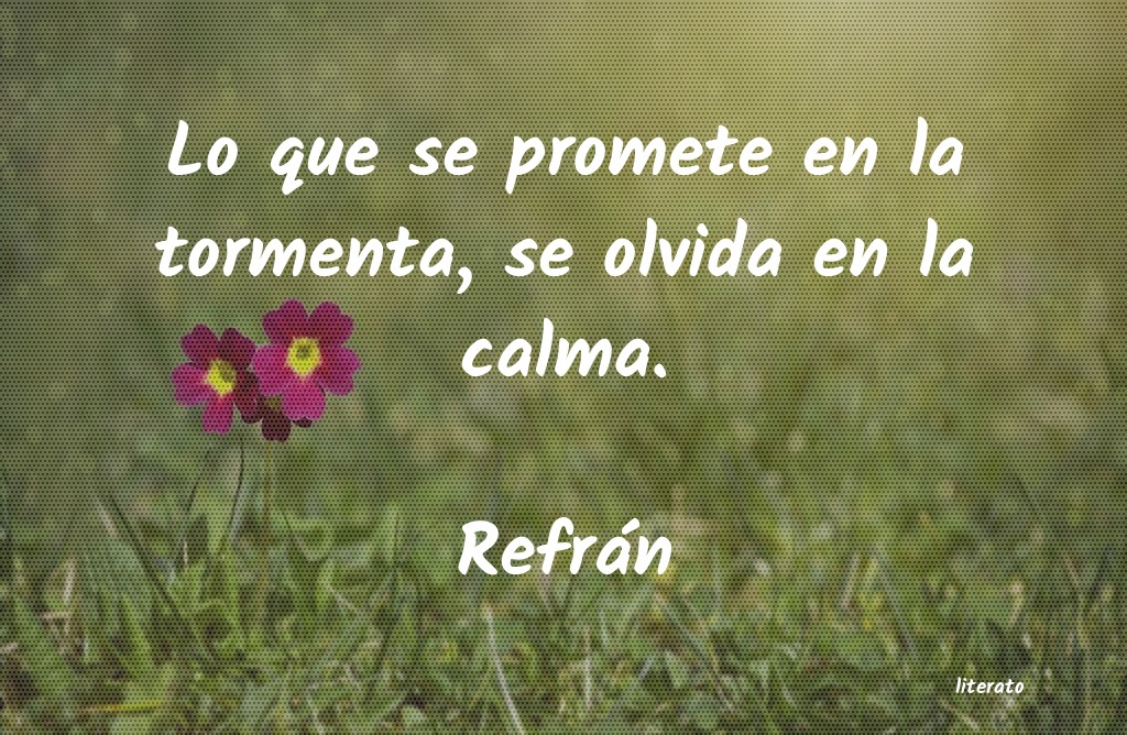 Frases de Refrán