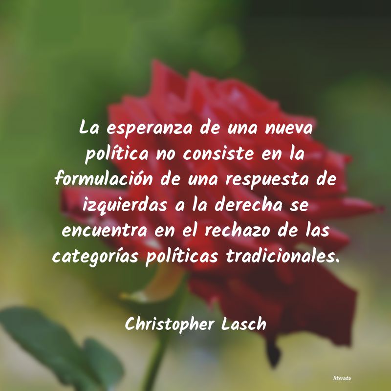 frases de Christopher Lasch