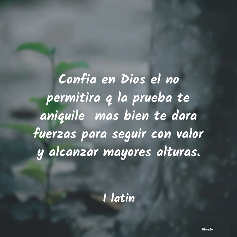 frases de I latin