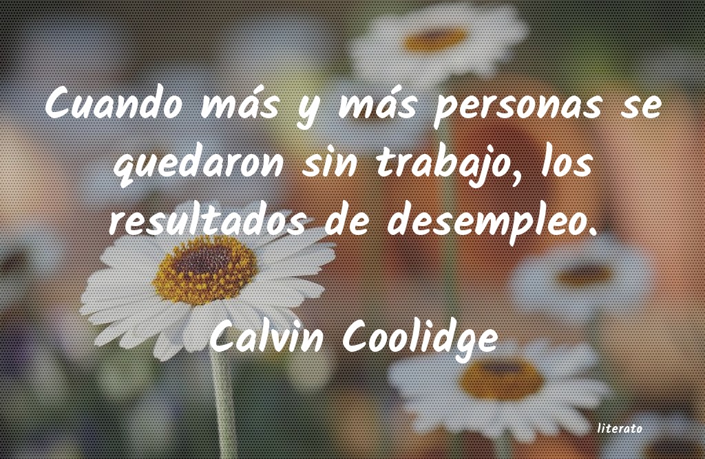 frases de Calvin Coolidge