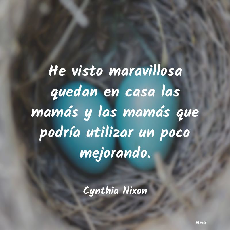 frases de Cynthia Nixon