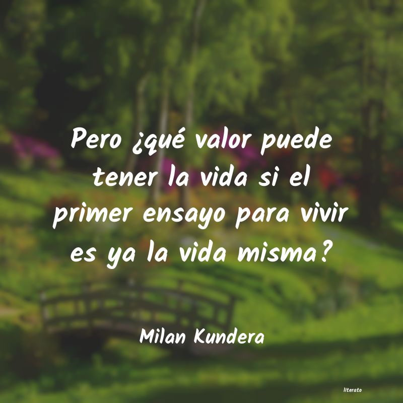 frases de Milan Kundera