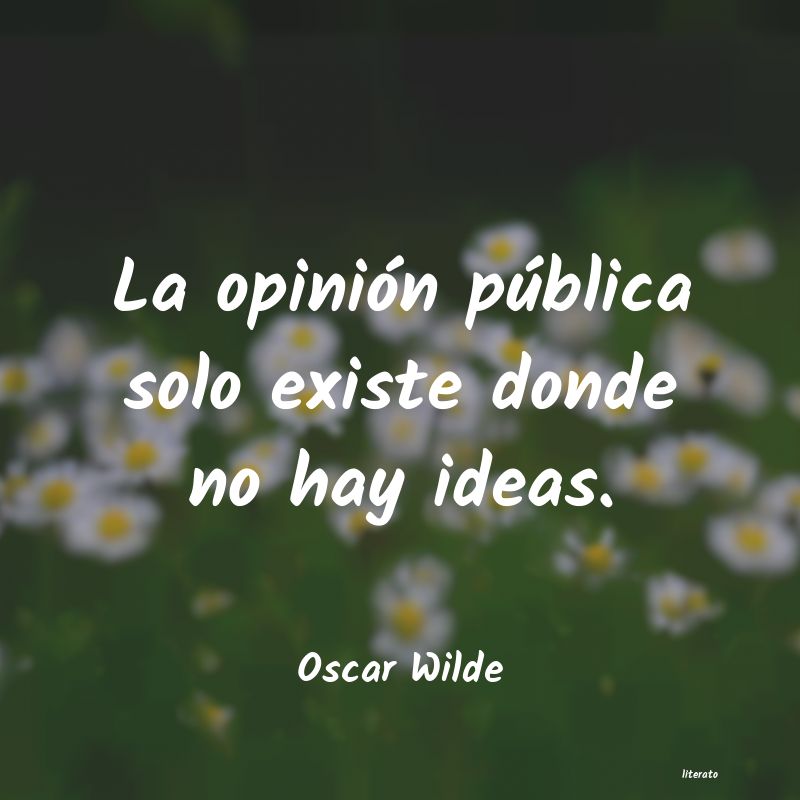 Frases de Oscar Wilde