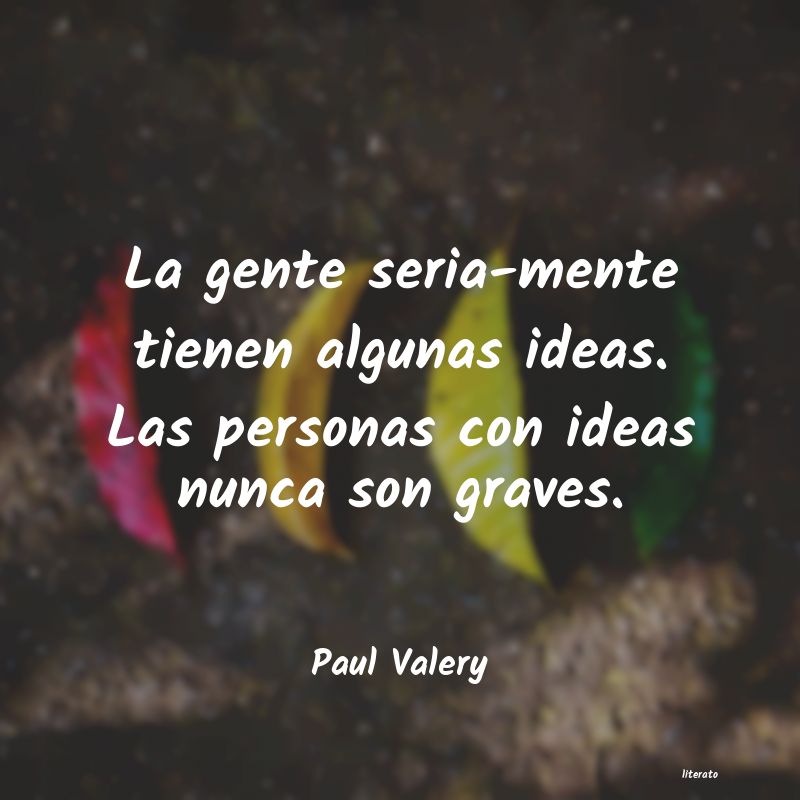 frases de Paul Valery
