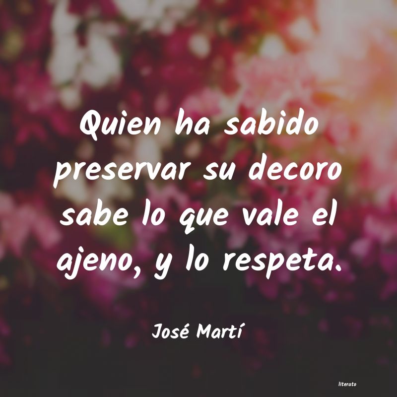 Frases de José Martí