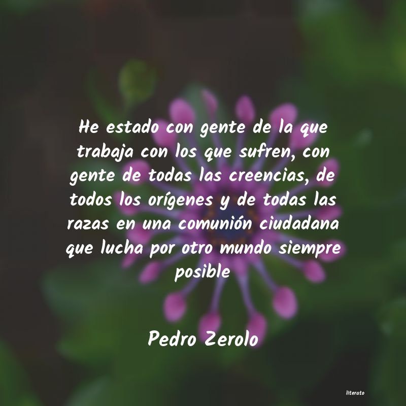 Frases de Pedro Zerolo