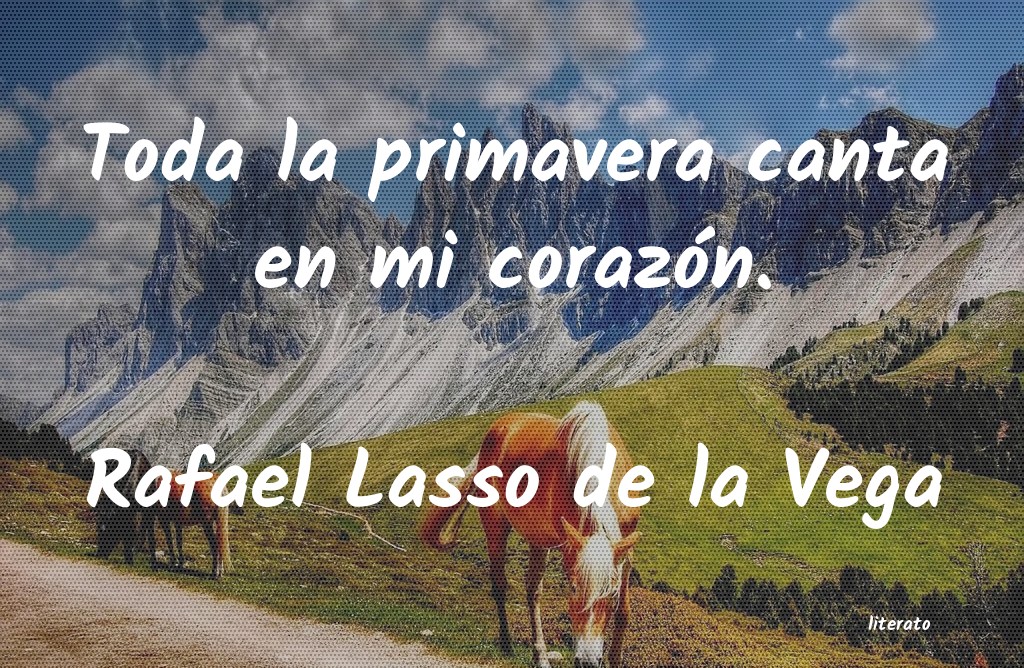 Frases de Rafael Lasso de la Vega