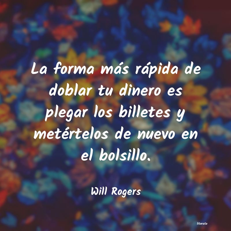 Frases de Will Rogers