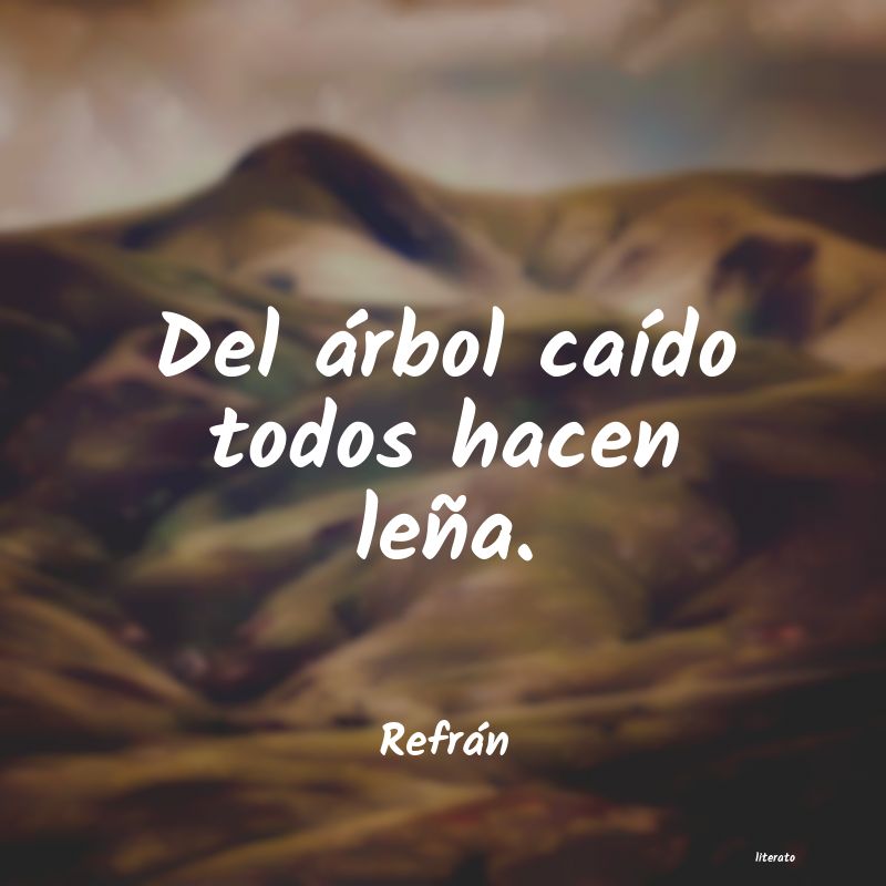 Frases de Refrán