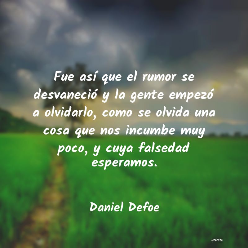 frases de Daniel Defoe