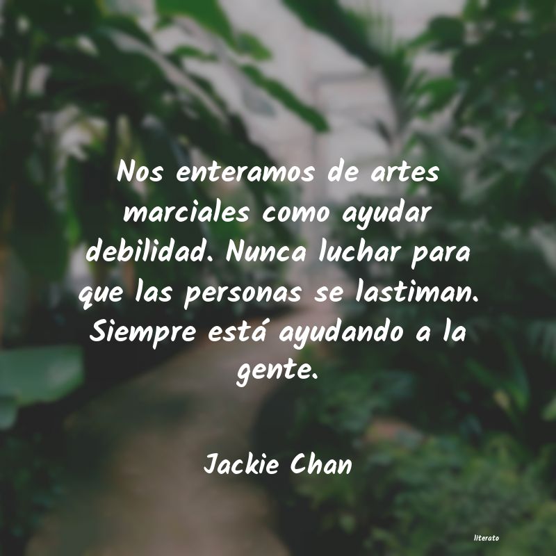 frases de Jackie Chan