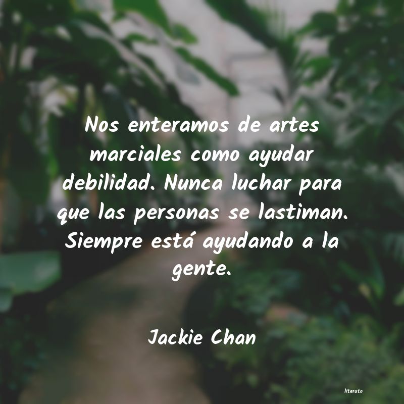 Frases de Jackie Chan