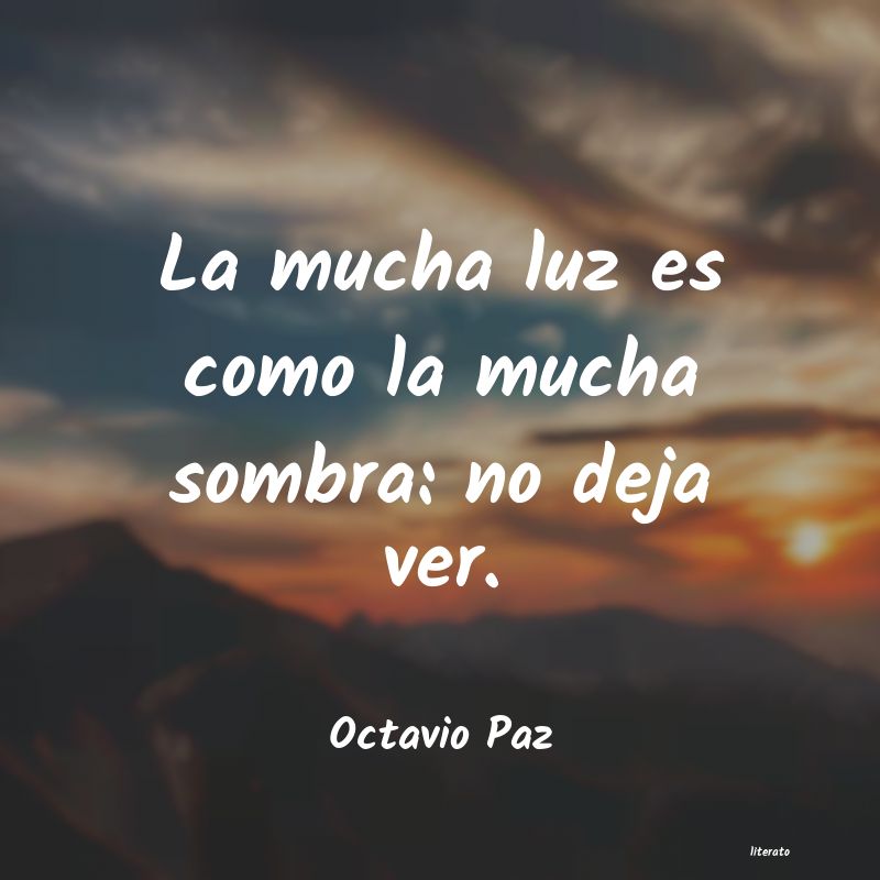 Frases de Octavio Paz