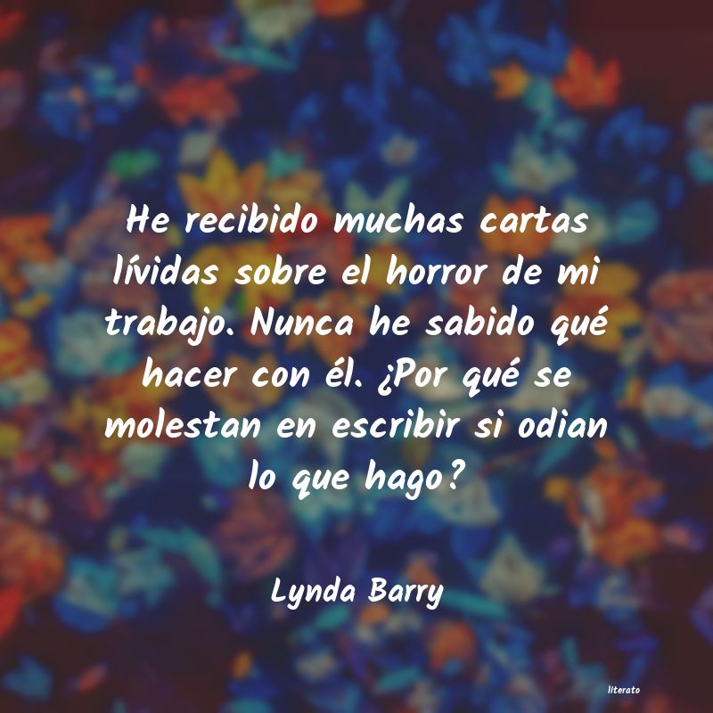 frases de Lynda Barry