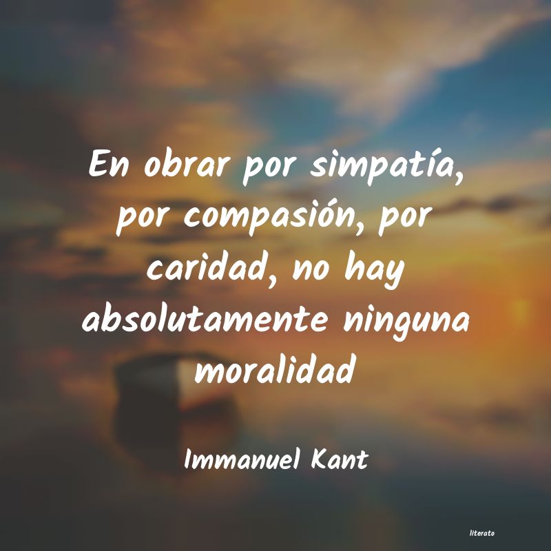 Frases de Immanuel Kant