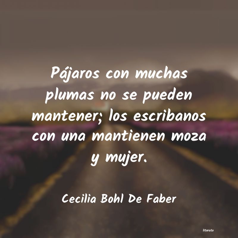 frases de Cecilia Bohl De Faber