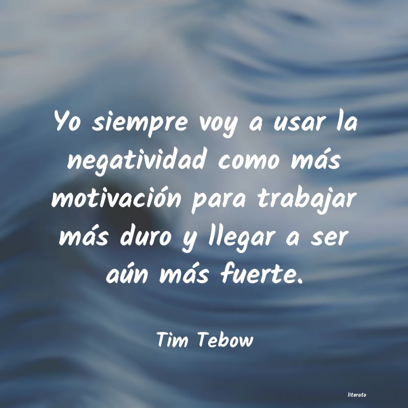 Frases de Tim Tebow