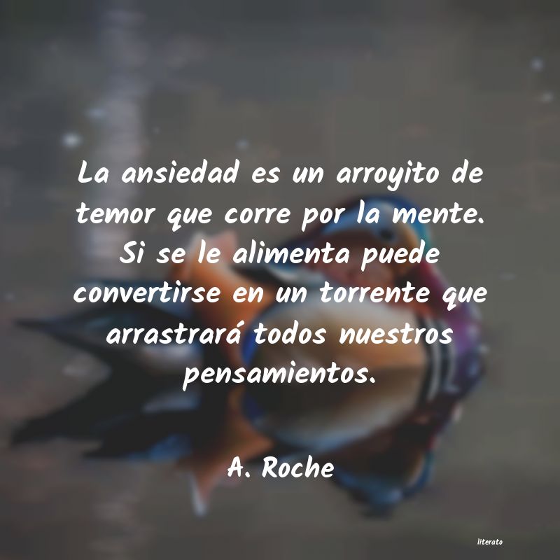 Frases de ansiedad - Literato