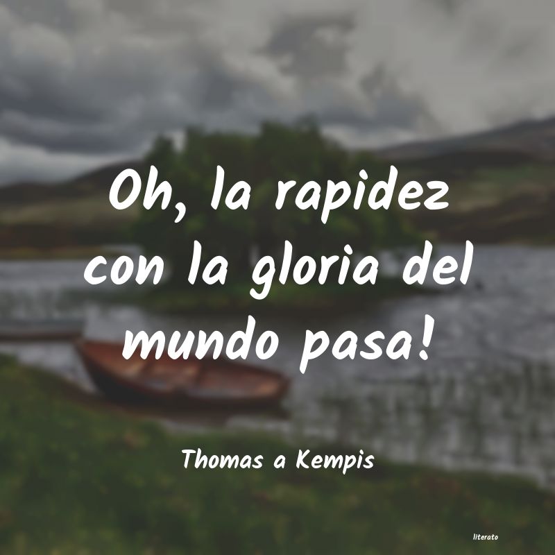 Frases de Thomas a Kempis