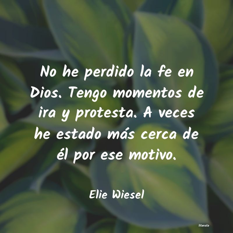 frases de Elie Wiesel