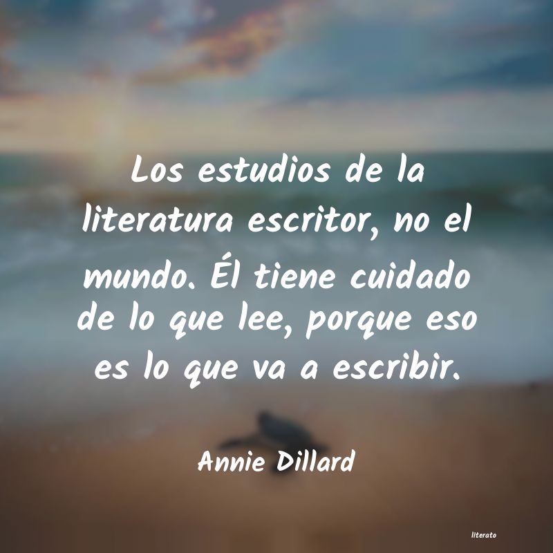 frases de Annie Dillard