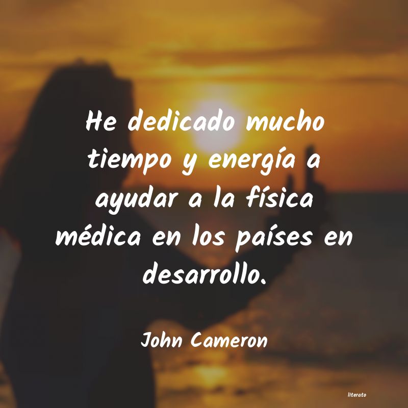 Frases de John Cameron