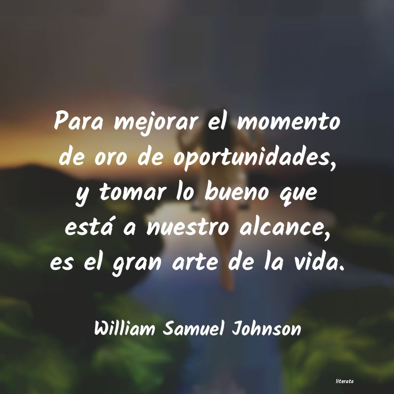 frases de William Samuel Johnson
