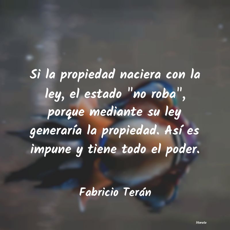 Frases de Fabricio Terán