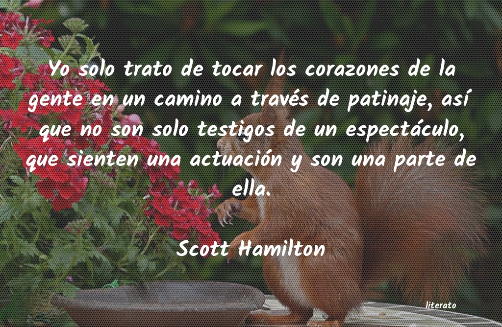 frases de Scott Hamilton