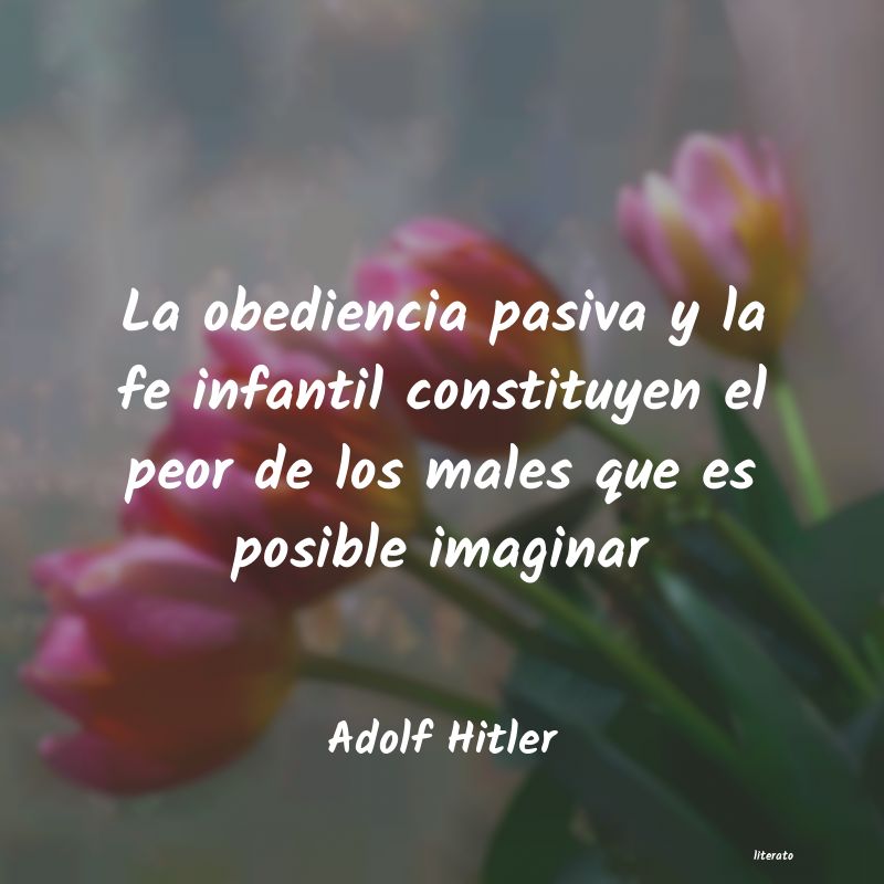 Frases de Adolf Hitler