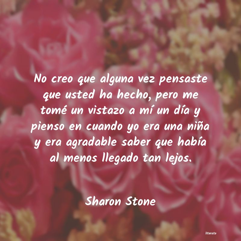 frases de Sharon Stone