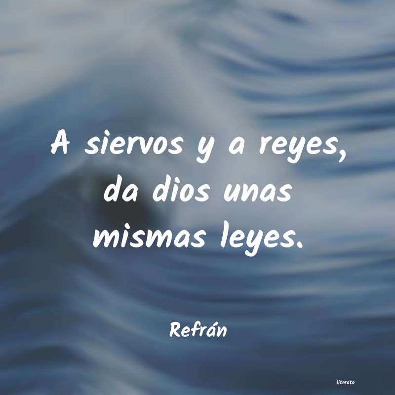 Frases de Refrán