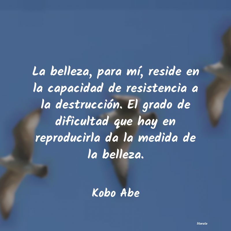 frases de Kobo Abe