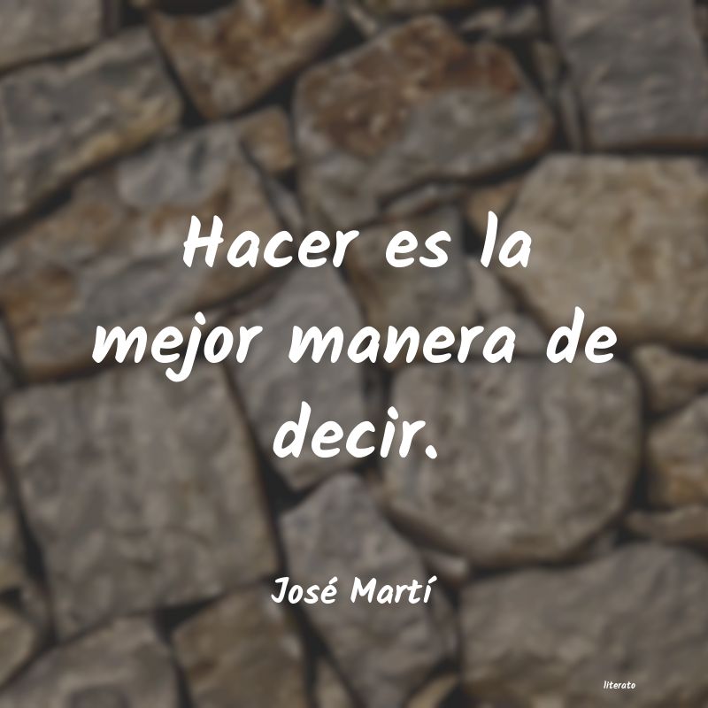 Frases de José Martí