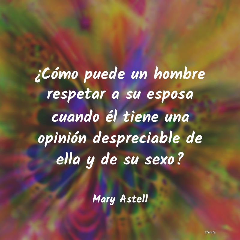 frases de Mary Astell